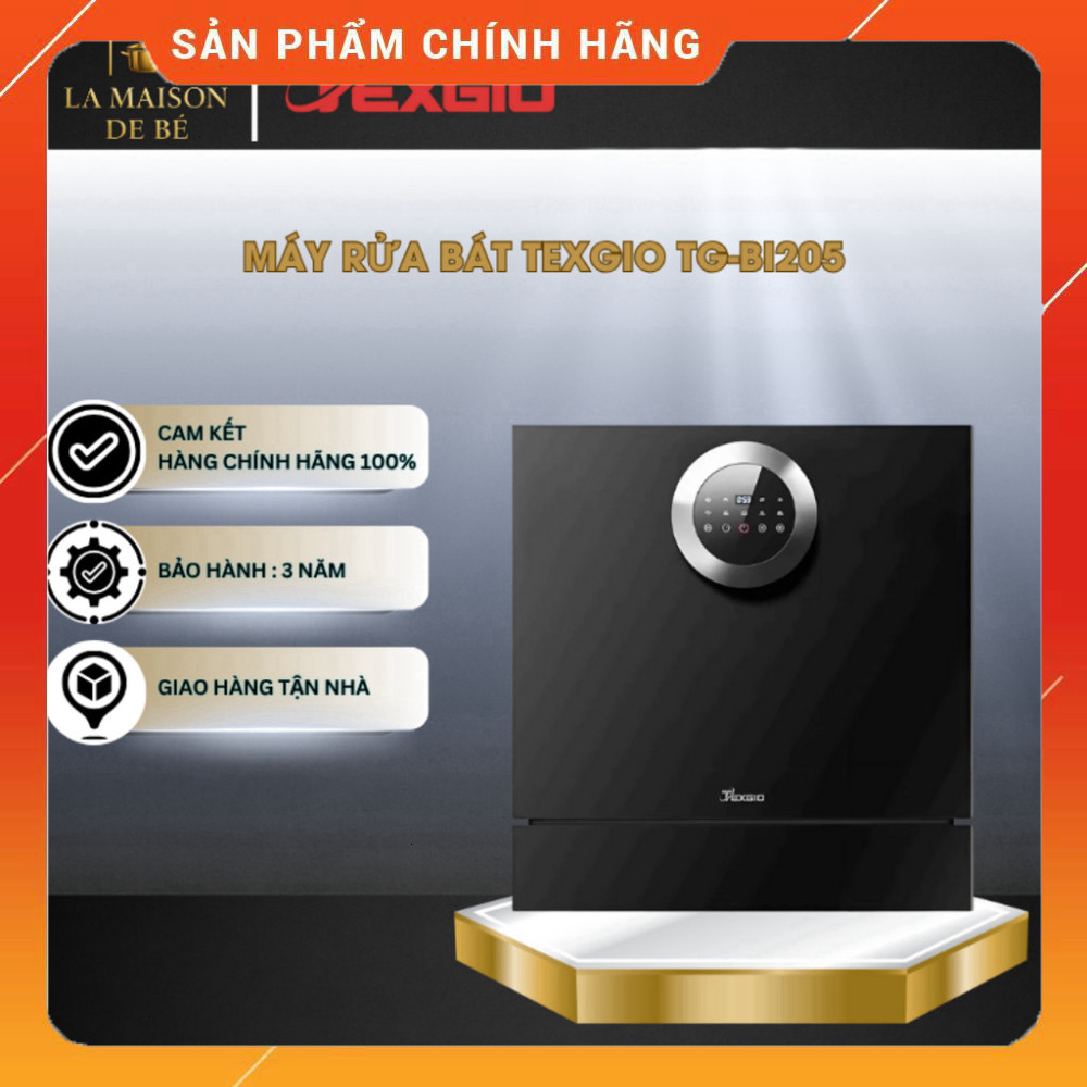 Nhhắn shop đặt  Máy Rửa Chén Bát Texgio TG BI205 11 Bộ Chứa Bền Giá Tốt . Miễn phí lắp đặt.