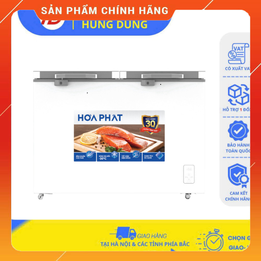 Nhhắn shop đặt  Tủ Đông Hòa Phát 1 Ngăn Đa Năng Kính Cường Lực 625Lit HPF AD6352 T1. Miễn phí lắp đặ