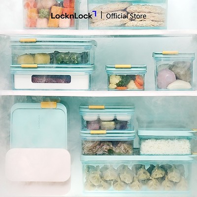 Hộp trữ đông và đựng thực phẩm LocknLock Freezer Fit dùng được tủ đông, lò vi sóng, máy rửa chén