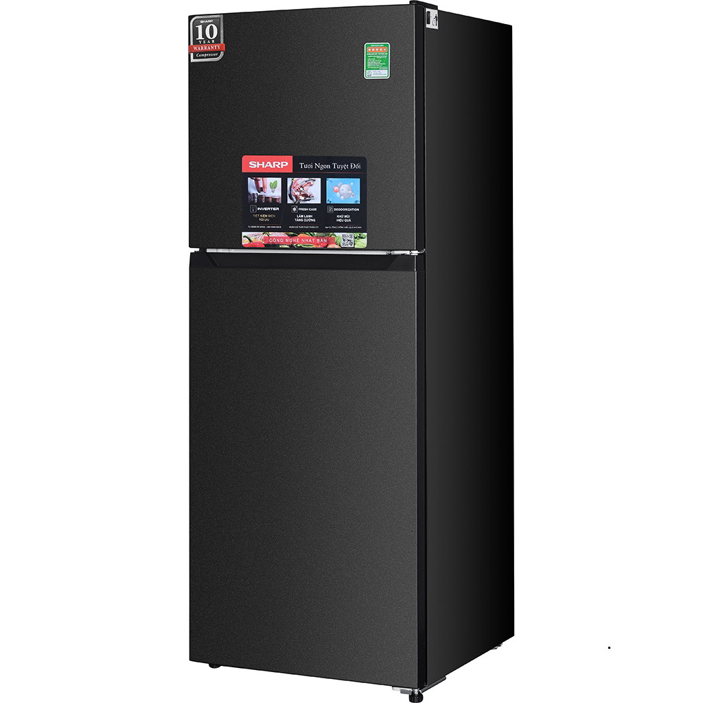[CHÍNH HÃNG] SJ-X215V-DG - Tủ Lạnh Sharp Inverter 197 Lít SJ-X215V-DG