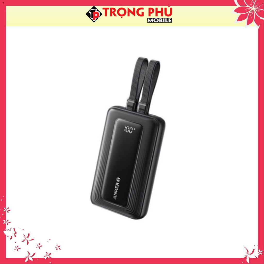 Sạc dự phòng Anker Zolo 1C1A 45W 20000mah (Built-In Dual USB-C Cables) A1681