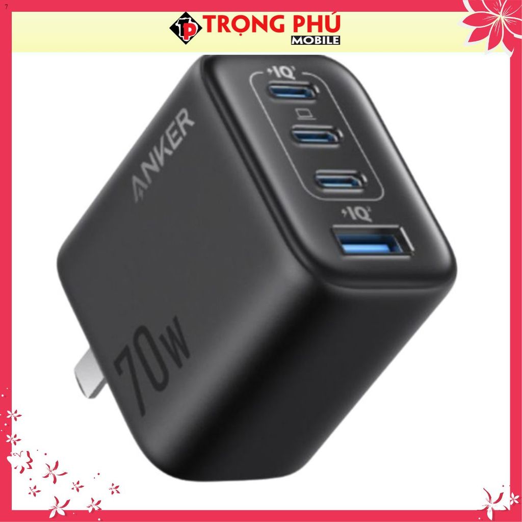Cốc sạc 4 cổng Anker Zolo 3C1A 70W_A121C