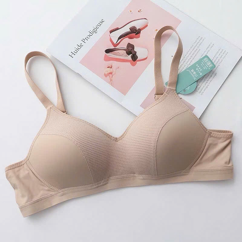 [Che tên sp] Áo lót nữ đúc su đệm mỏng thông hơi không gọng MS781 - BQ boutique