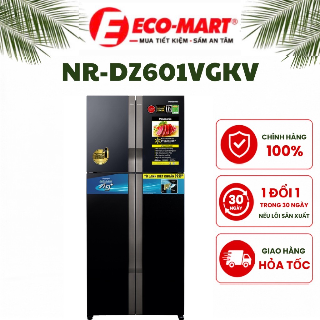 Tủ lạnh Panasonic Inverter 550 lít NR-DZ601VGKV