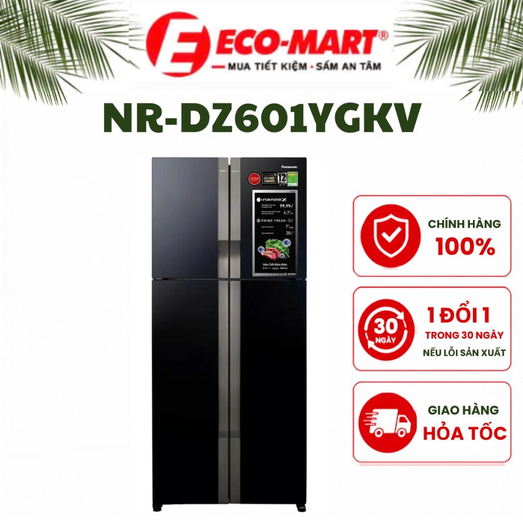 Tủ lạnh Panasonic Inverter 550 lít NR-DZ601YGKV