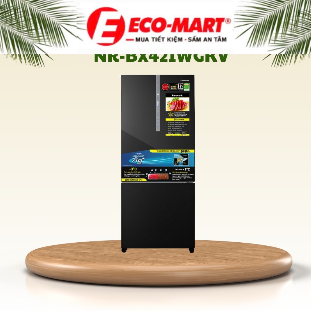 Tủ lạnh Panasonic Inverter 380 lít NR-BX421WGKV
