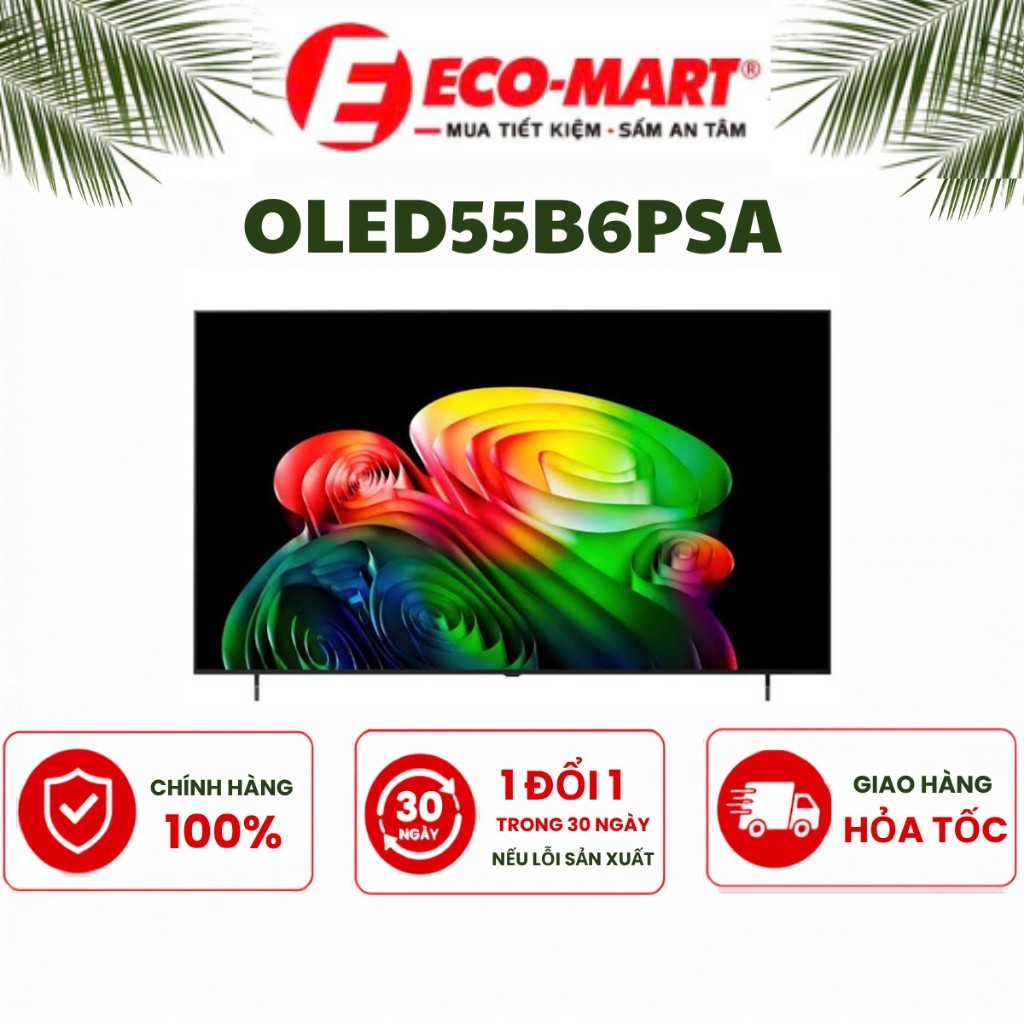 Smart Tivi OLED LG AI 4K 55 inch OLED55B6PSA
