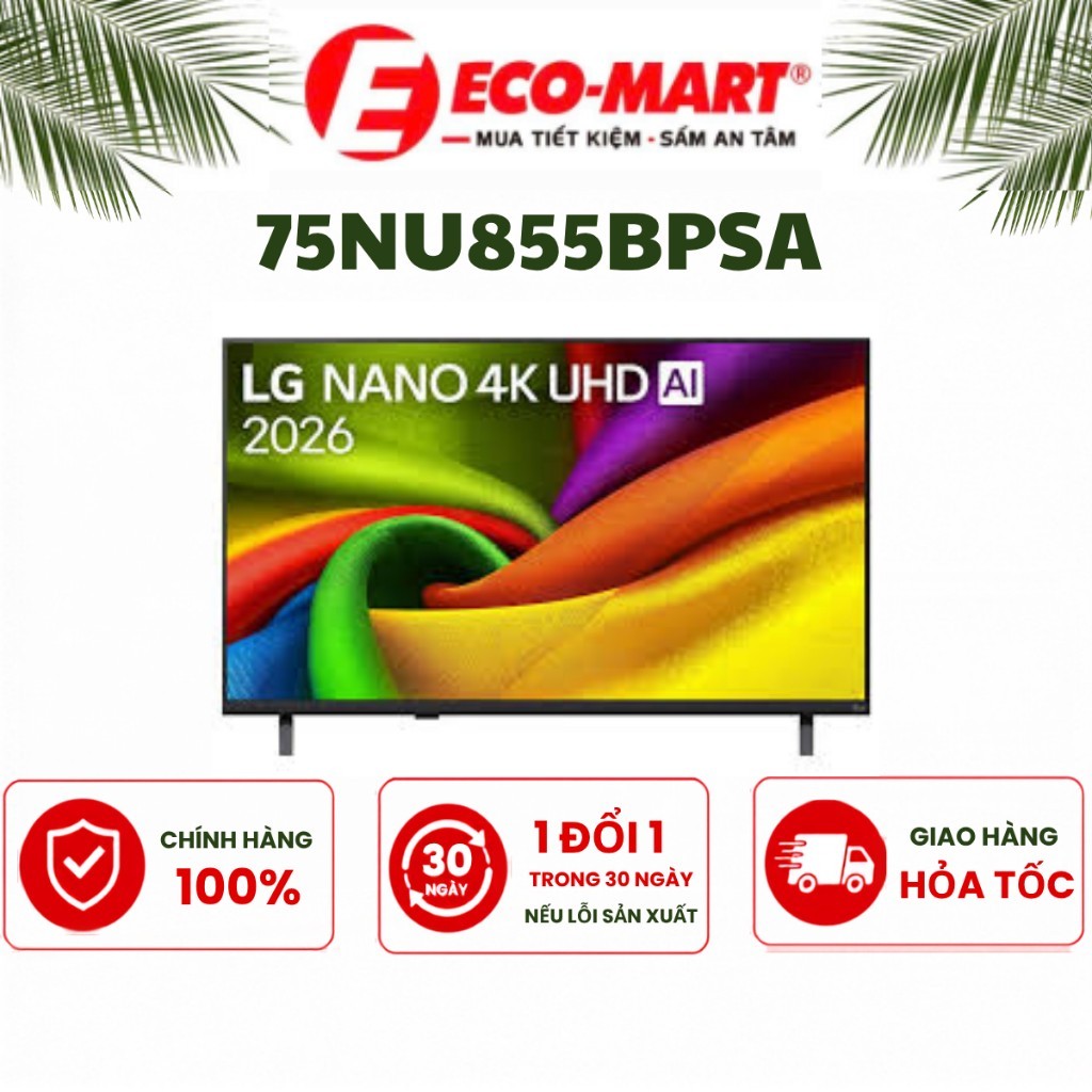 Smart Tivi LG AI 4K 75 inch 75NU855BPSA