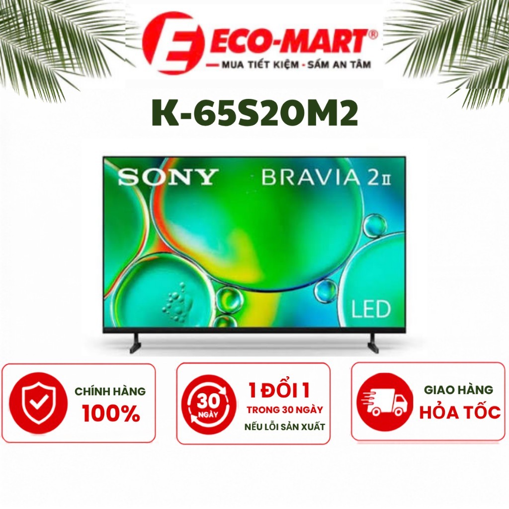 Google Tivi Sony 65 inch 4K K-65S20M2