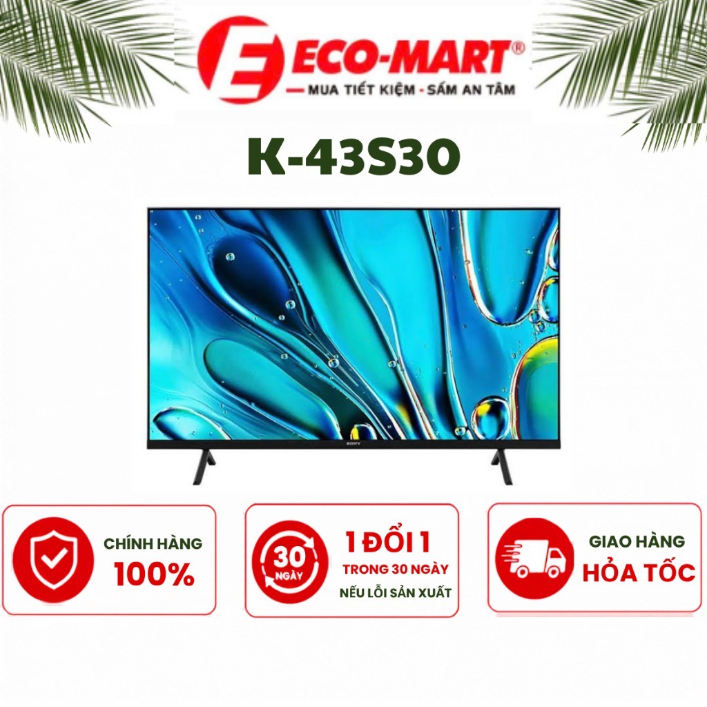 Google Tivi Sony 4K 43 inch K-43S30