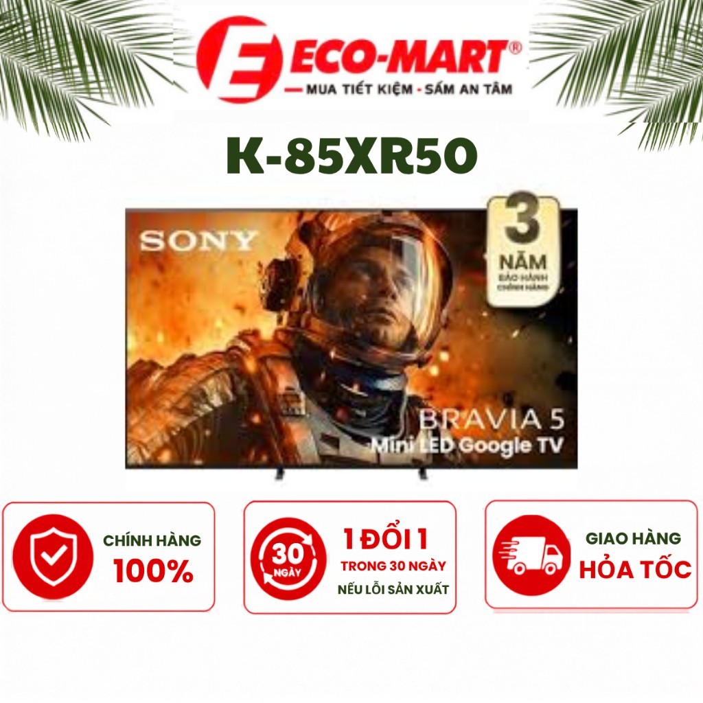 Tivi Sony 85 inch 4K miniled K-85XR50