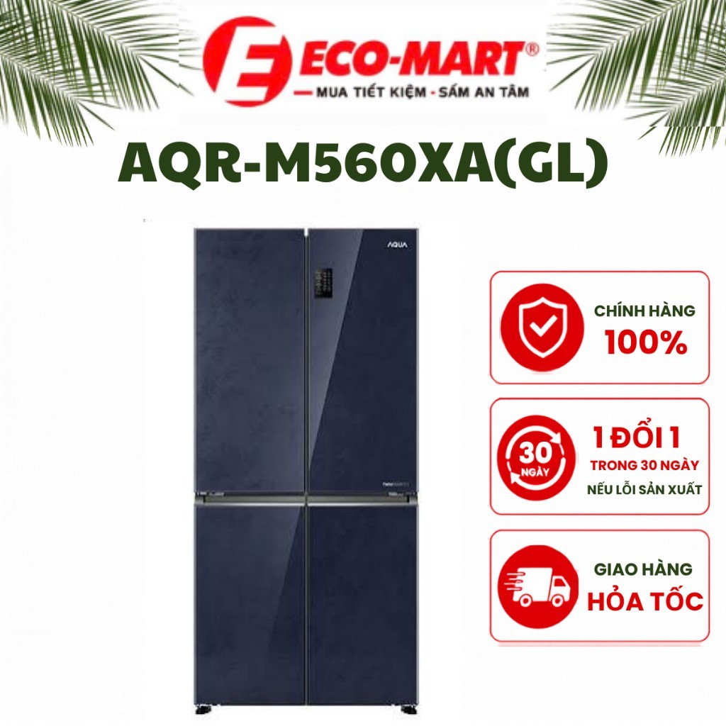 Tủ lạnh Aqua Inverter 469 lít Multi Door AQR-M560XA(GL)