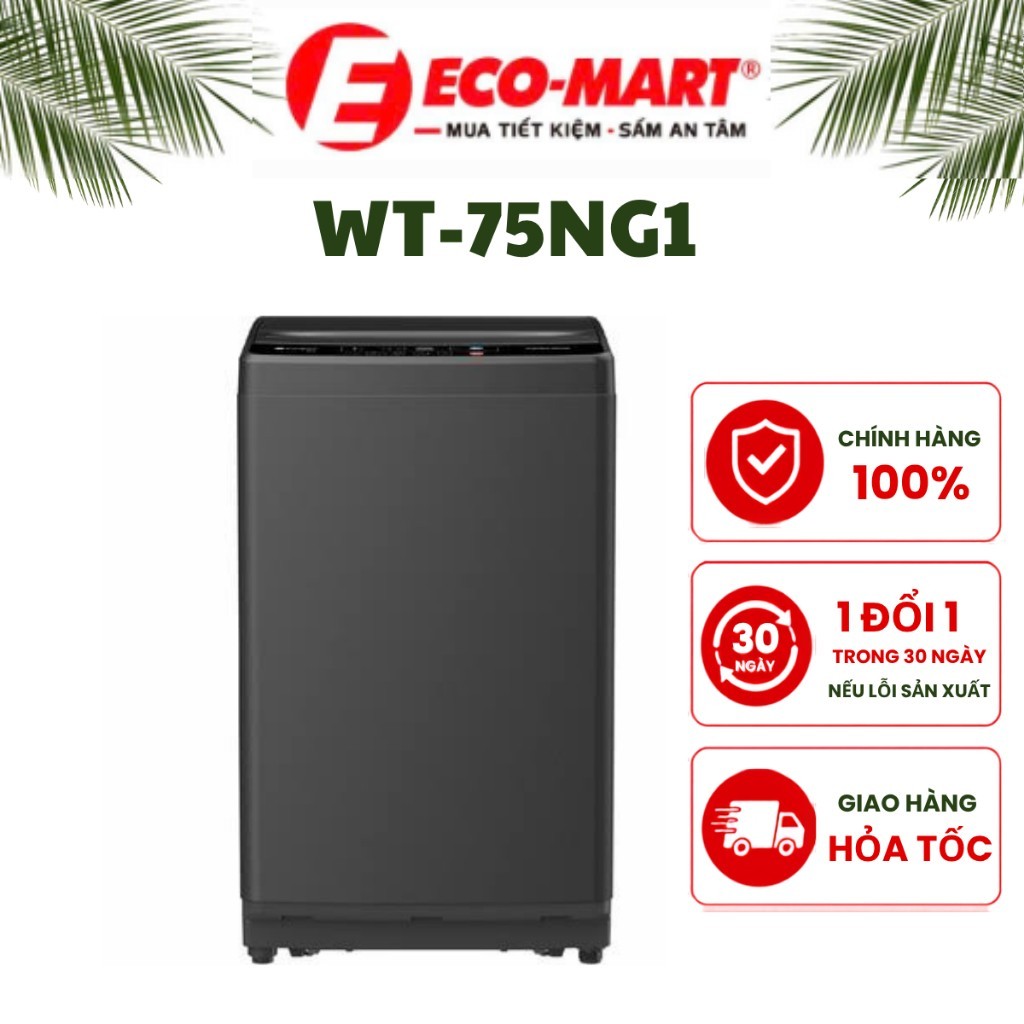 Máy giặt Casper 7.5 kg WT-75NG1