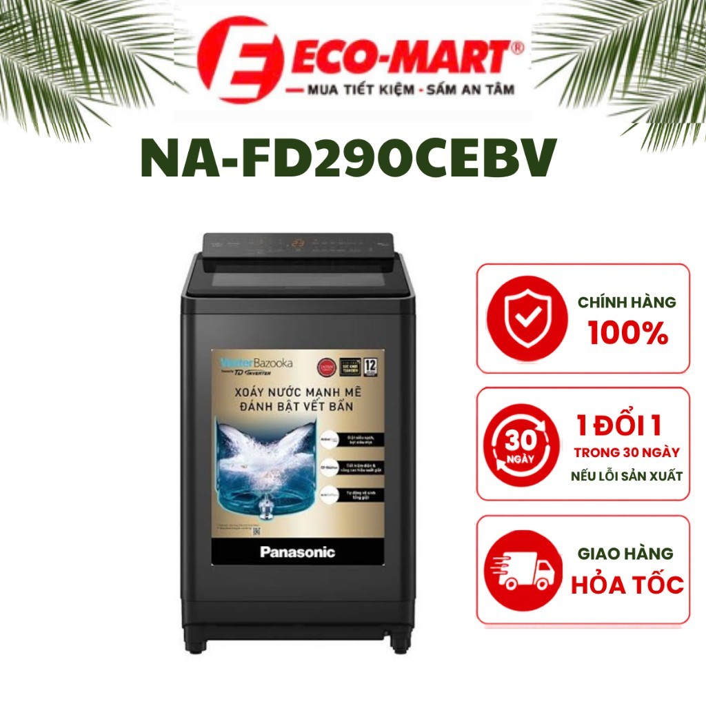 Máy giặt Panasonic Inverter 14.5 kg NA-FD290CEBV