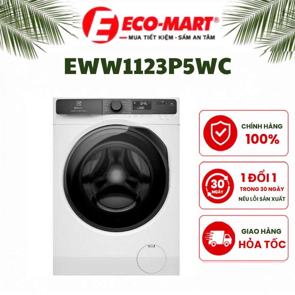 Máy giặt Electrolux EWW1123P5WC Inverter Giặt 11Kg tích hợp sấy 7Kg
