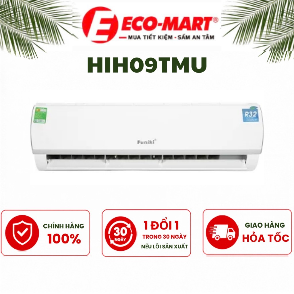 Điều hòa Funiki 9000BTU 2 chiều inverter HIH09TMU