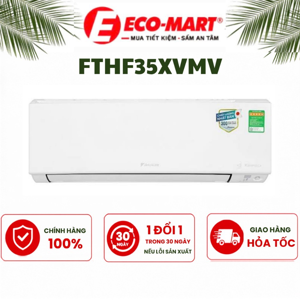 Điều hòa Daikin 2 chiều 12000BTU inverter FTHF35XVMV