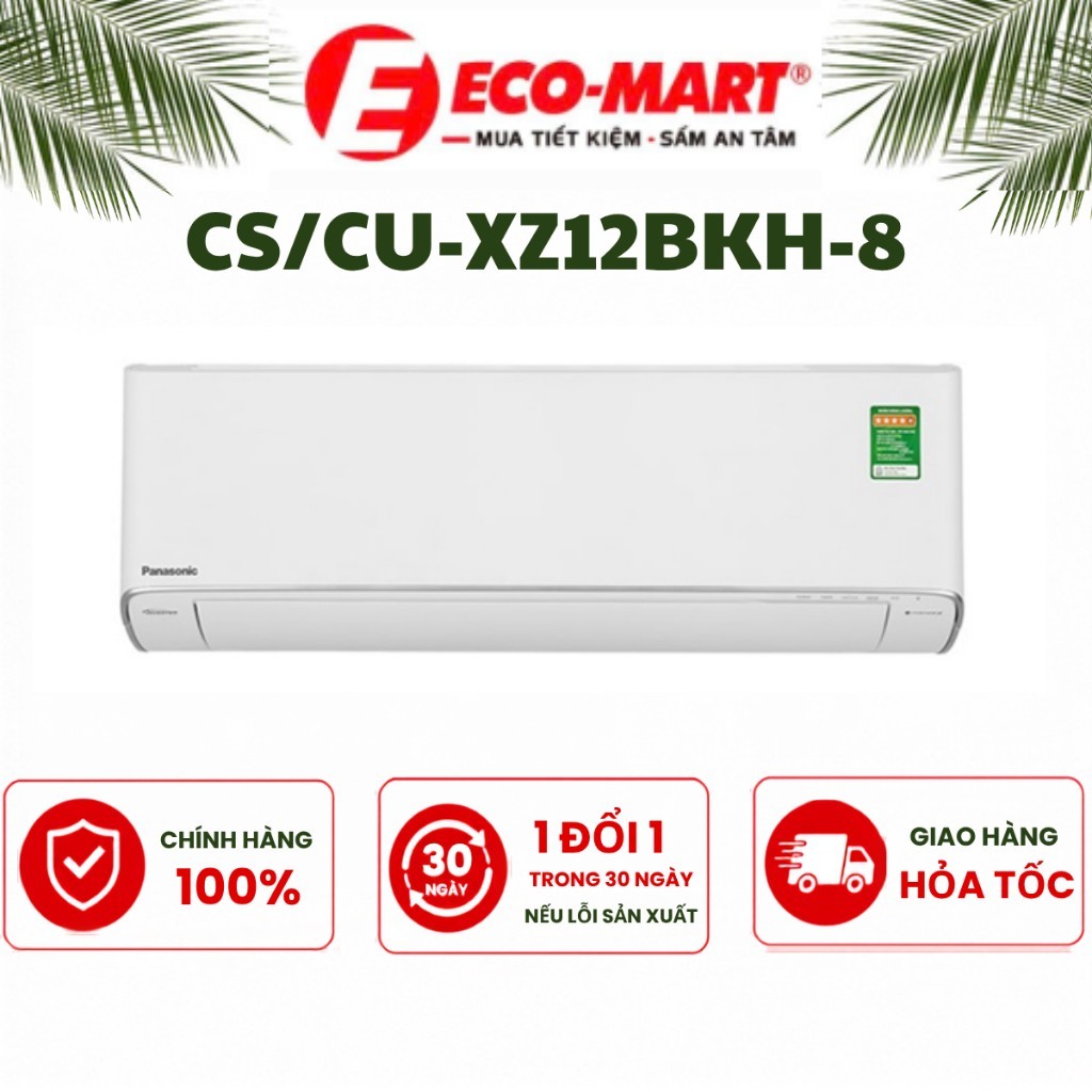 Điều hòa Panasonic 12000 BTU 2 chiều inverter CS/CU-XZ12BKH-8