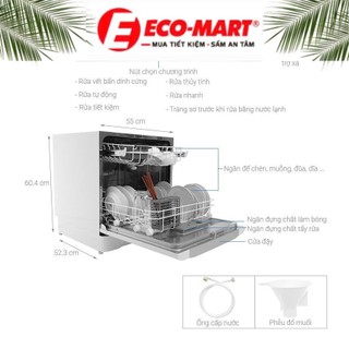 Máy rửa bát Electrolux 8 bộ ESF6010BW
