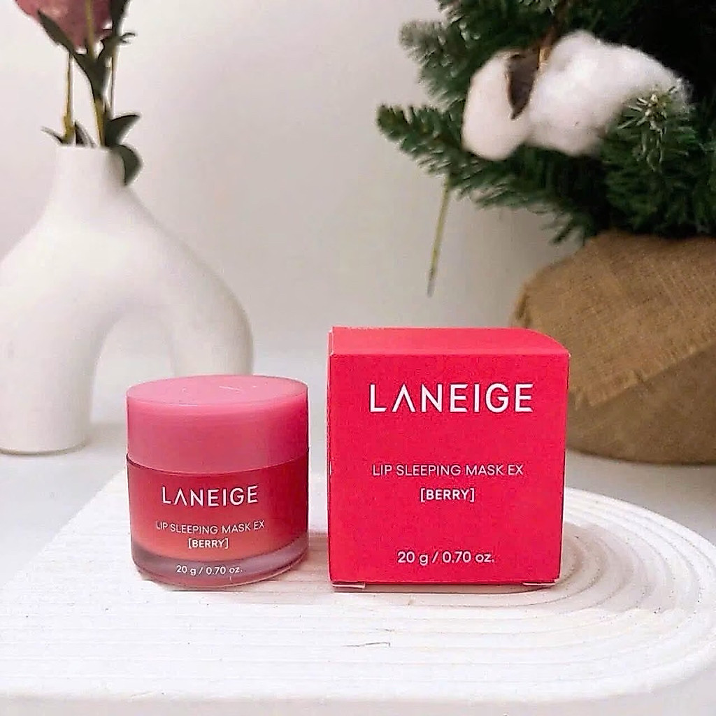[Mẫu Mới ] Mặt nạ ngủ môi Laneige Lip Sleeping Mask Berry 20G - Mẹ Gấu Shop