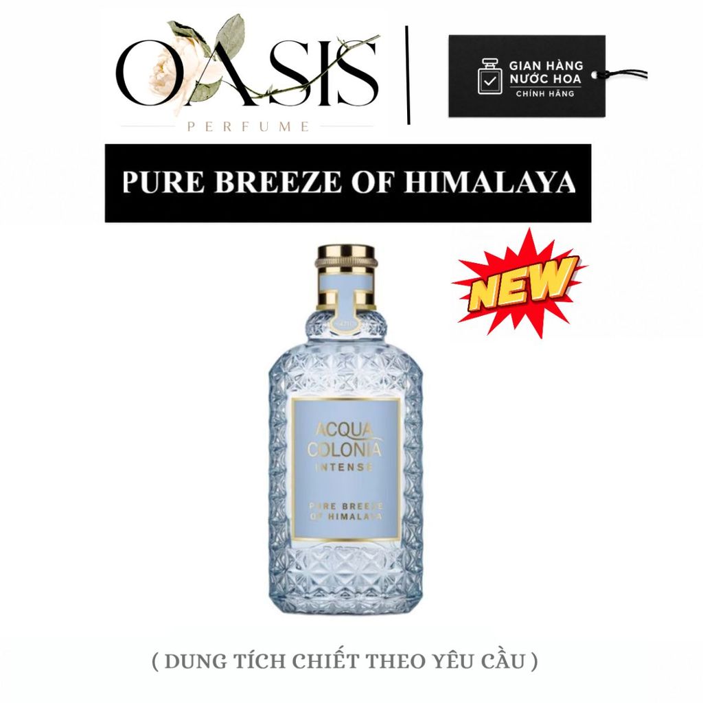 ᴏᴀsɪs ᴘᴇʀғᴜᴍᴇ | Nước Hoa 4711 Acqua Colonia Intense Pure Breeze Of Himalaya 4711 – Chiết 2ml 5ml 10m
