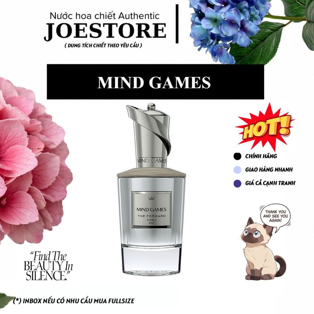 ✦𝐉𝐎 𝐏𝐄𝐑𝐅𝐔𝐌𝐄✦ Nước Hoa The Forward Mind Games – Chiết 2ml 5ml 10ml