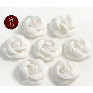 Combo 3 Hoa trà dạ cài áo bản 6,5cm