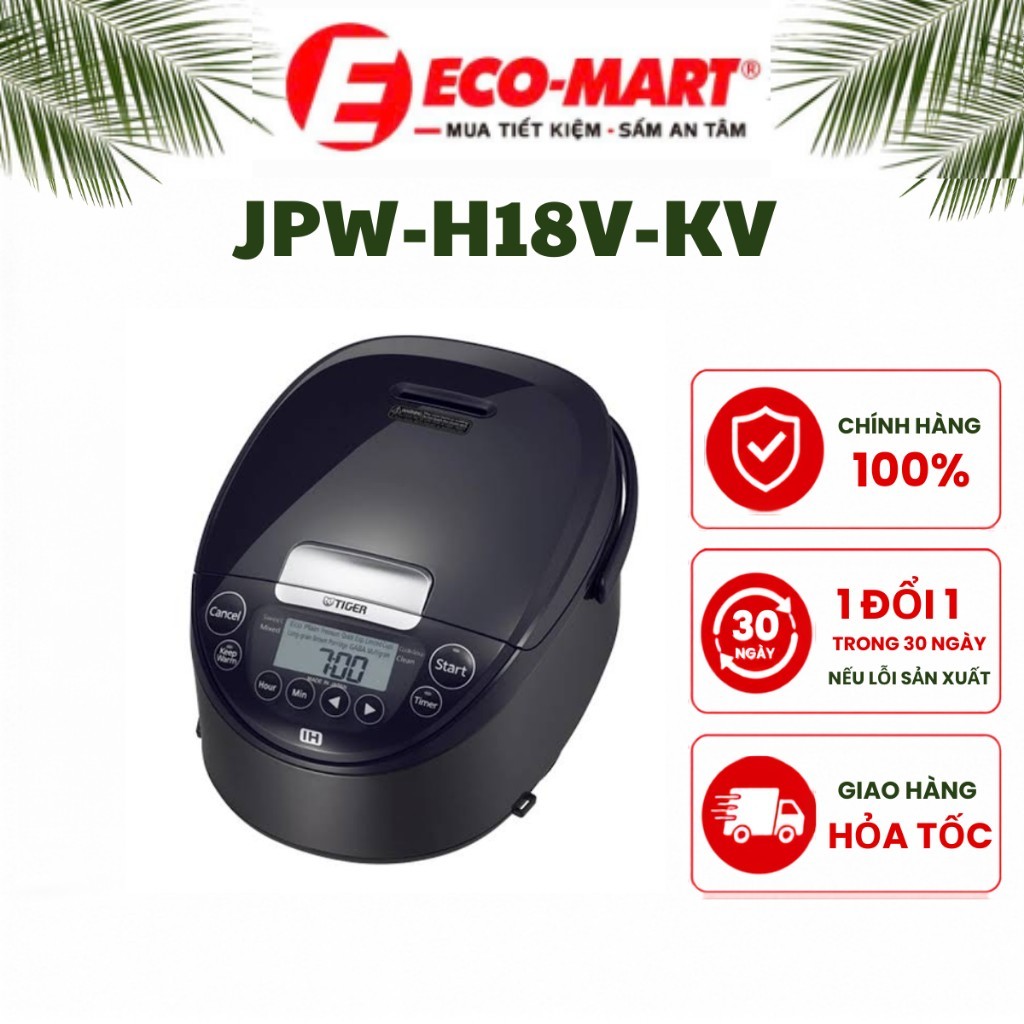 Nồi cơm điện cao tần Tiger 1.8 lít JPW-H18V-KV