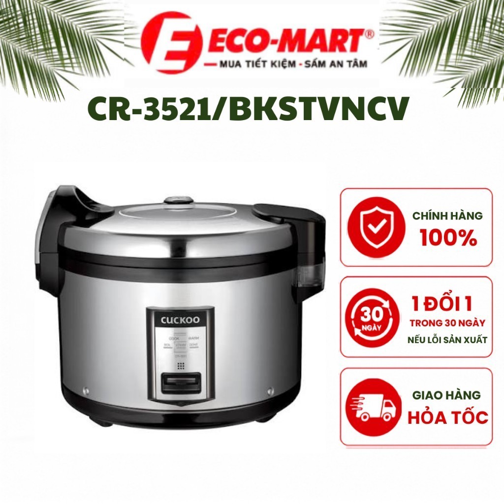 Nồi cơm điện Cuckoo 6.3 lít CR-3521/BKSTVNCV