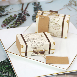 Hộp giấy kraft mini Vintage