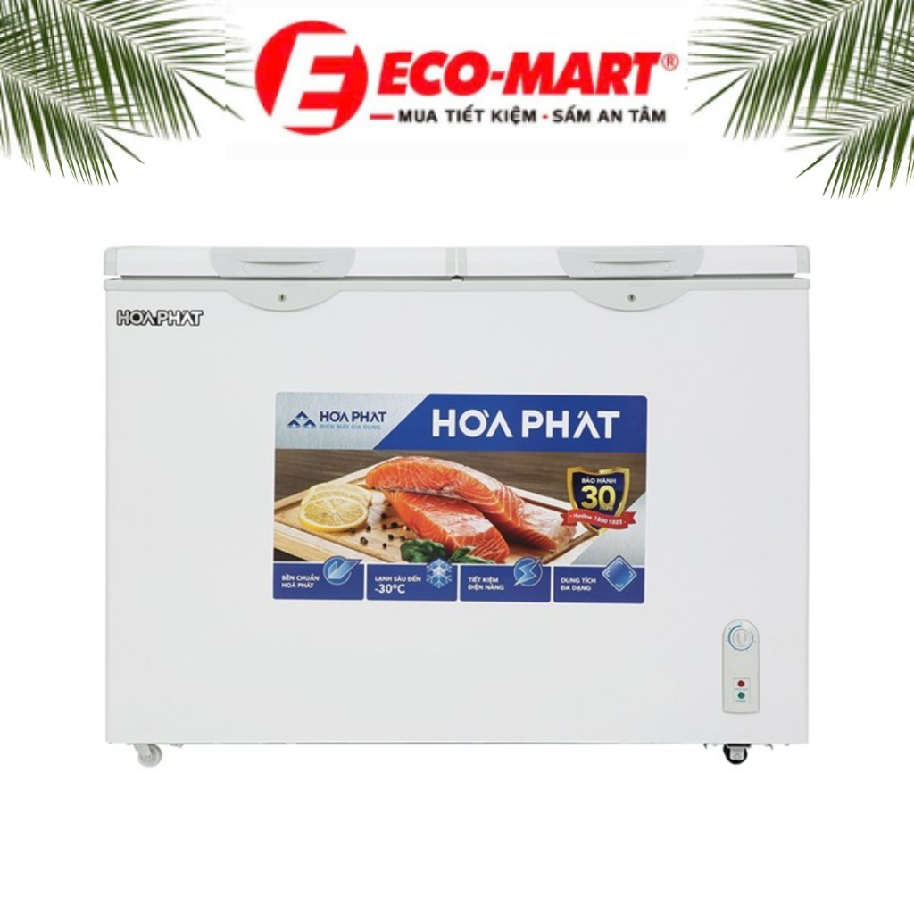 Tủ đông Hòa Phát 271 Lít HPF BD6271 2 chế độ 2 ngăn riêng 1 đông 1 mát