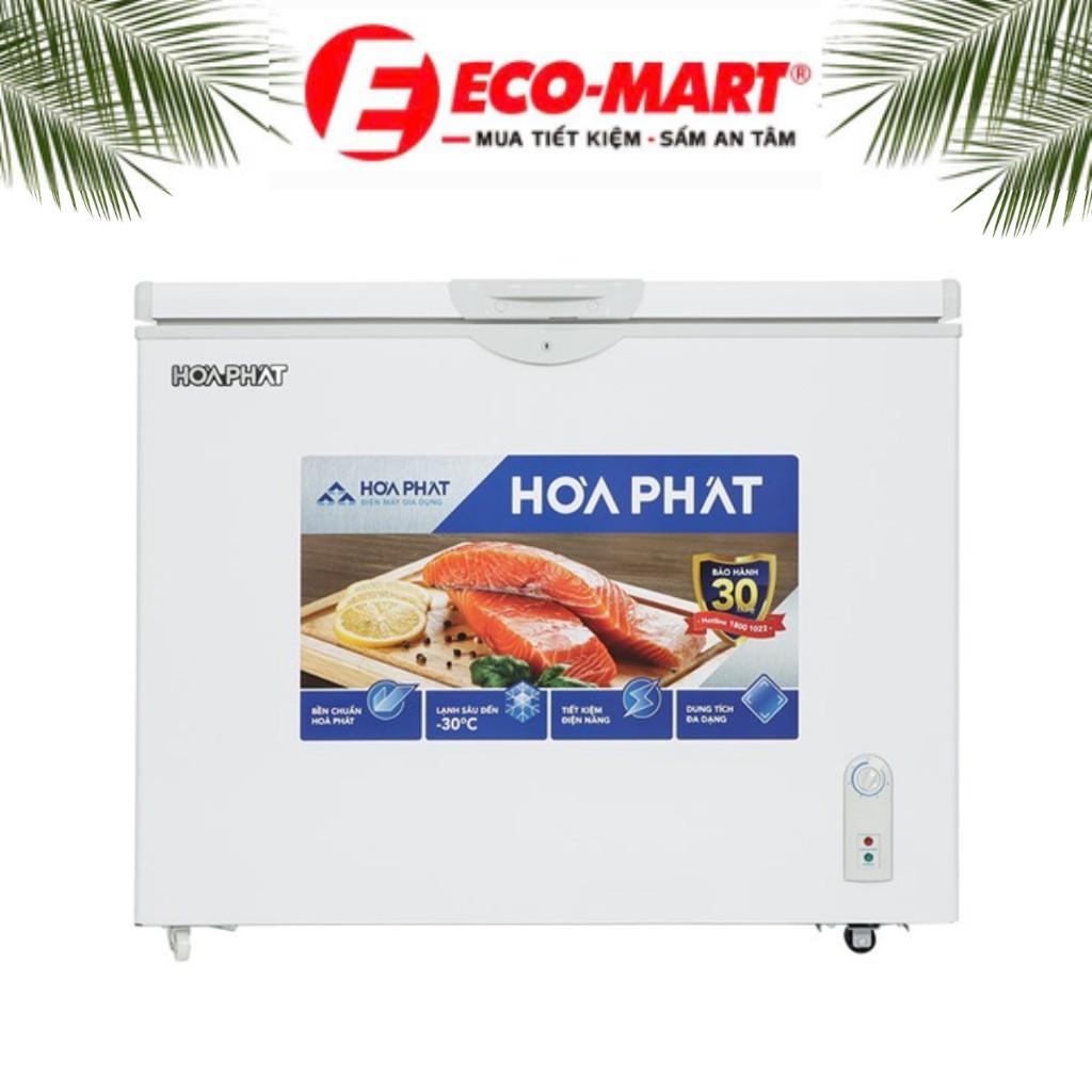 Tủ đông Hòa Phát 205 Lít HPF BD6205 2 chế độ 2 ngăn 1 đông - 1 ngăn mát