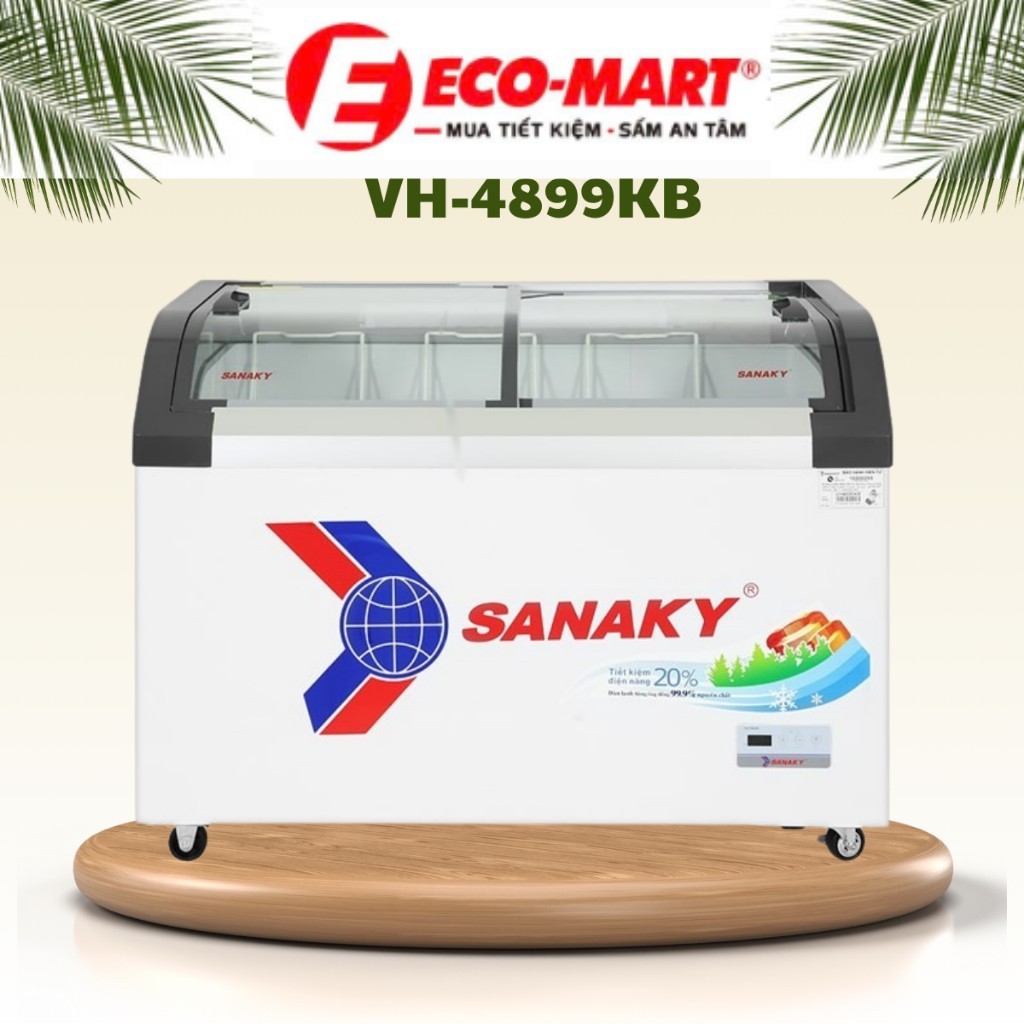 Tủ đông Sanaky 350 lít VH-4899KB 1 chế độ chỉ đông đá
