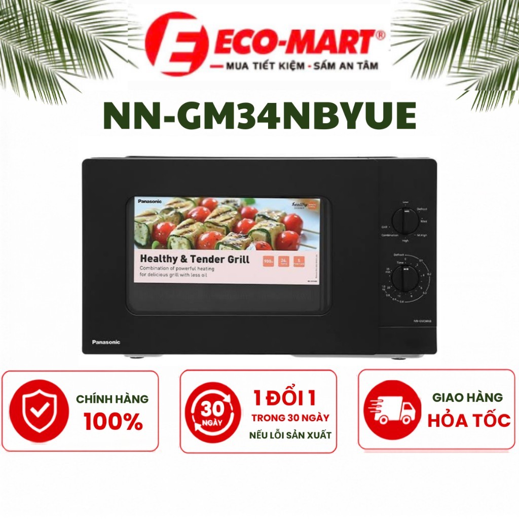 Lò vi sóng có nướng Panasonic NN-GM34NBYUE 24 lít