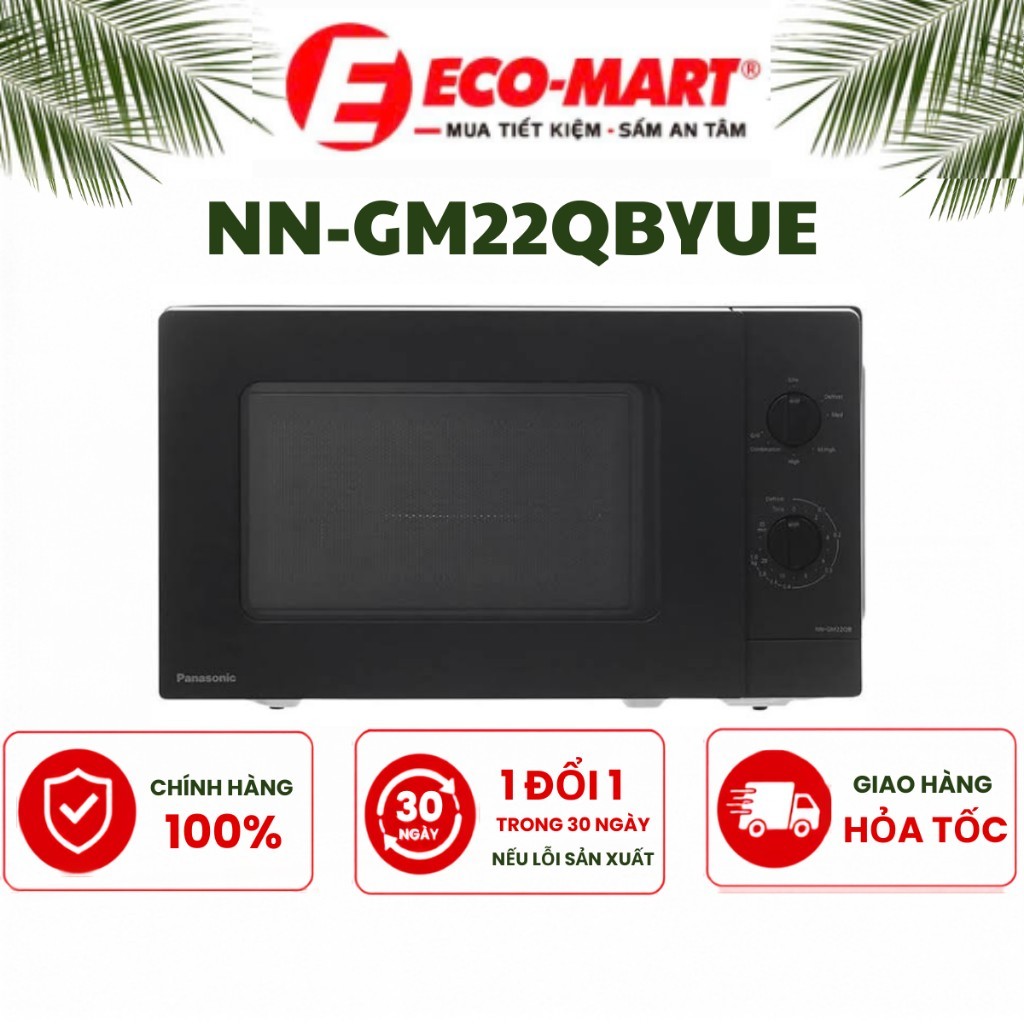 Lò vi sóng có nướng Panasonic NN-GM22QBYUE 20 lít