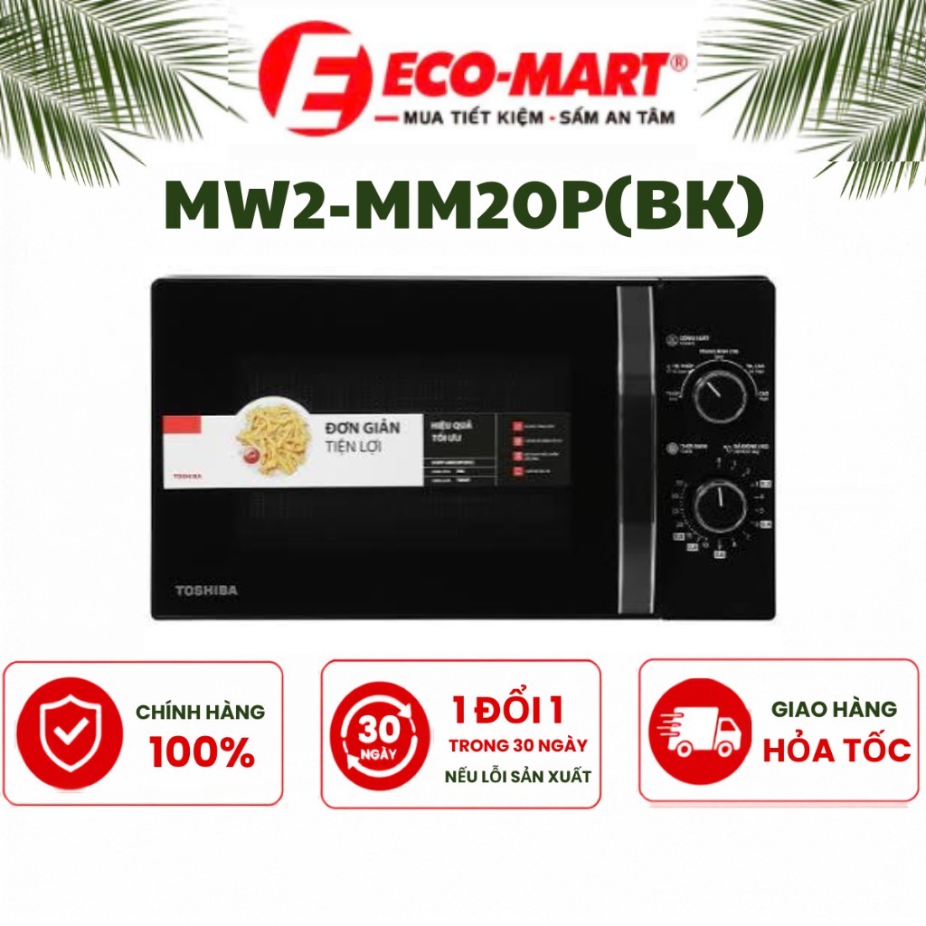 Lò vi sóng Toshiba MW2-MM20P(BK) 20 lít