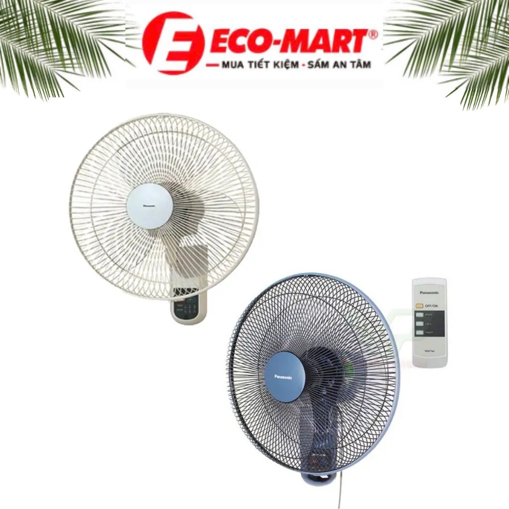 Quạt treo tường Panasonic F409M 2 màu xanh, trắng ngà