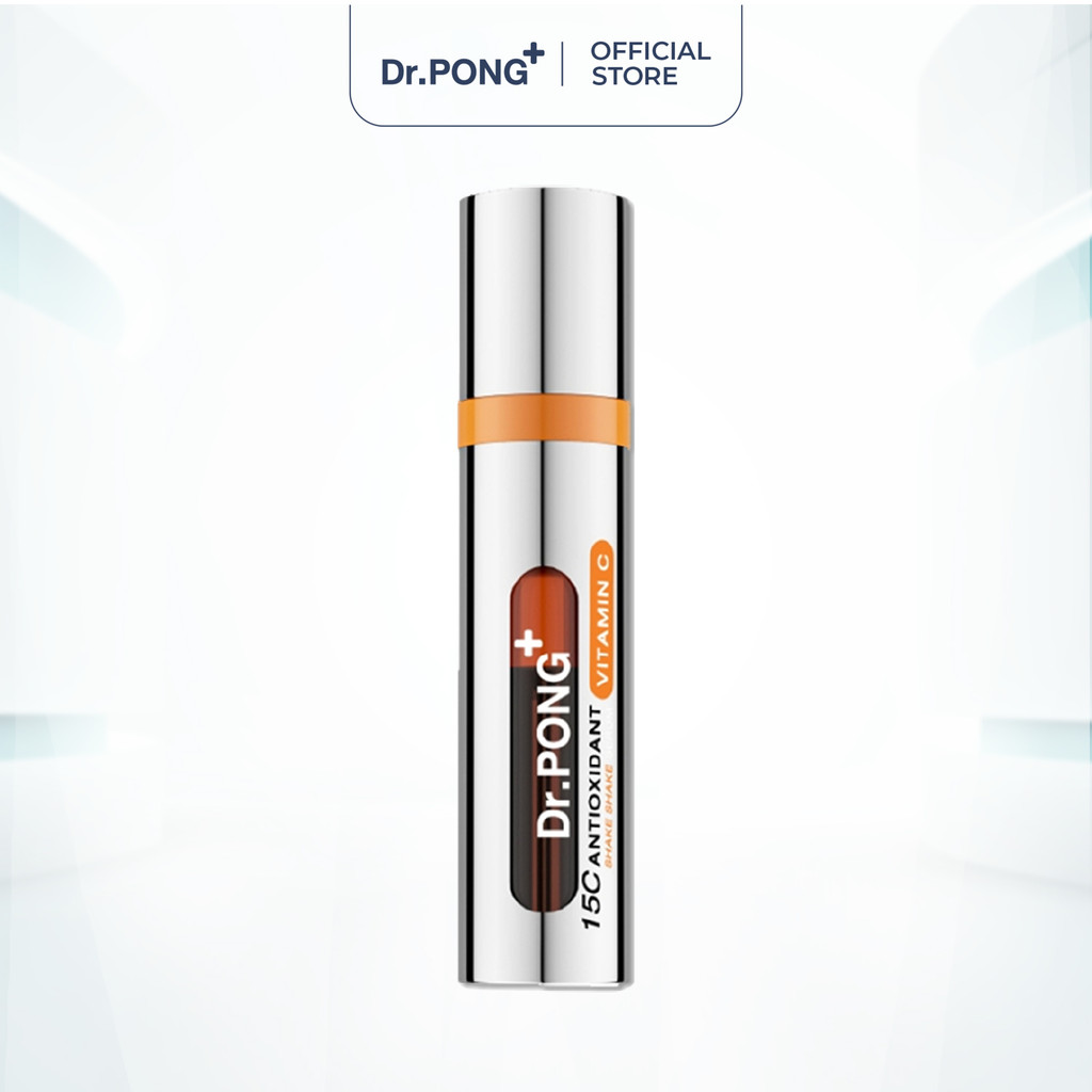 Serum Vitamin C dưỡng trắng, hỗ trợ mờ nếp nhăn Dr.PONG 15c Antioxidant Vitamin C Shake Shake Serum 
