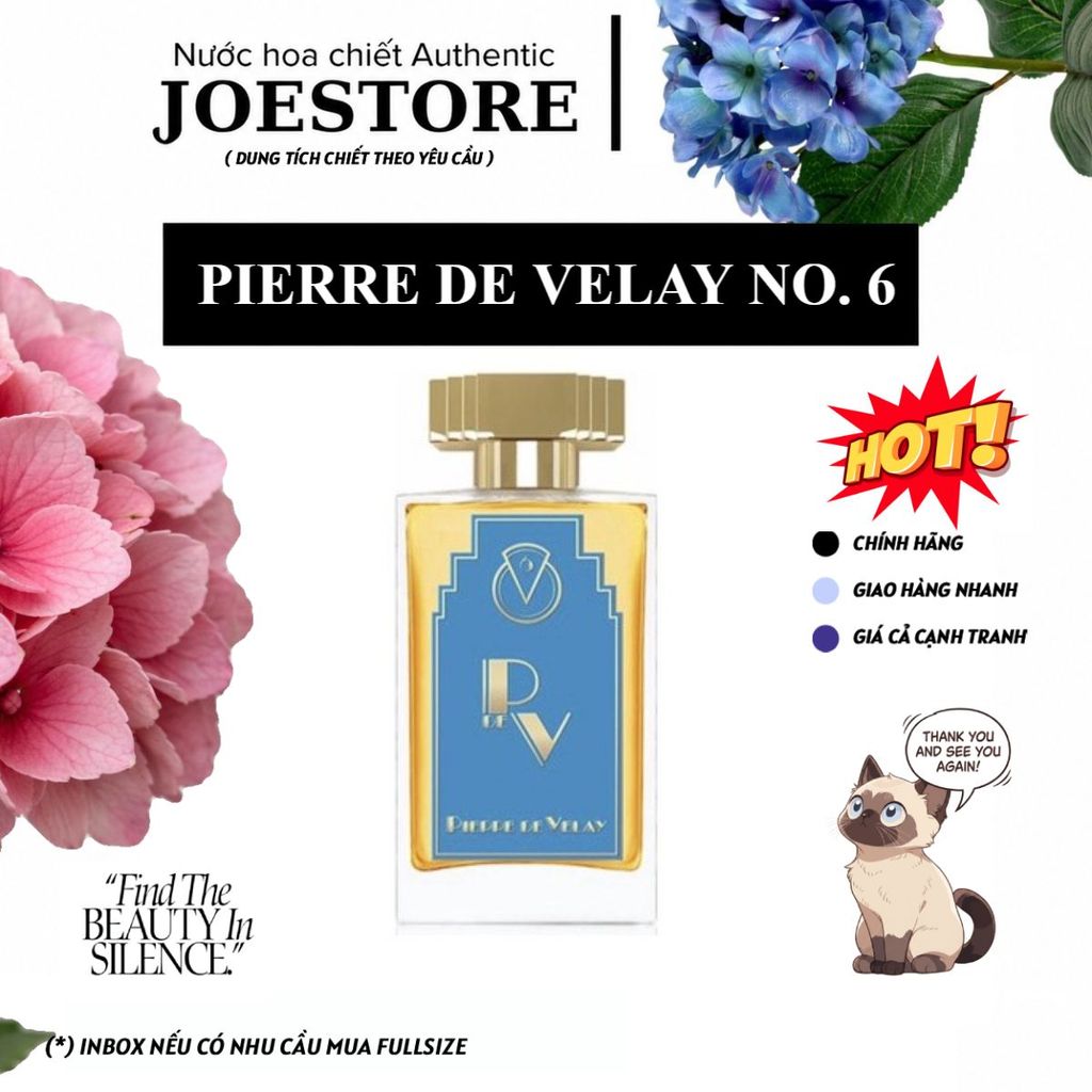 Nước hoa Hoàng Gia Dove Pierre de Velay No. 6 – Chiết 2ml 5ml 10ml