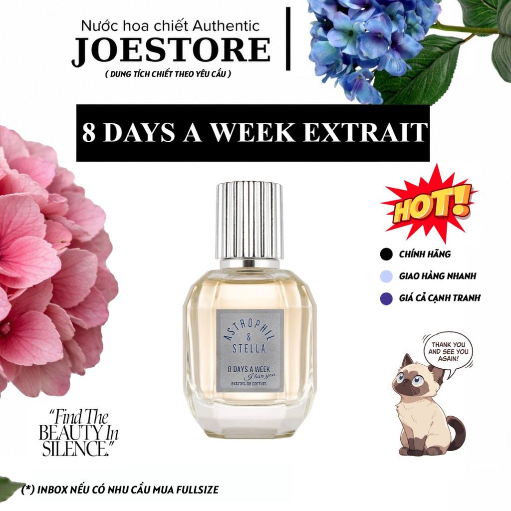 ✦𝐉𝐎 𝐏𝐄𝐑𝐅𝐔𝐌𝐄✦ Nước hoa Astrophil & Stella 8 Days a Week – Chiết 2ml 5ml 10ml