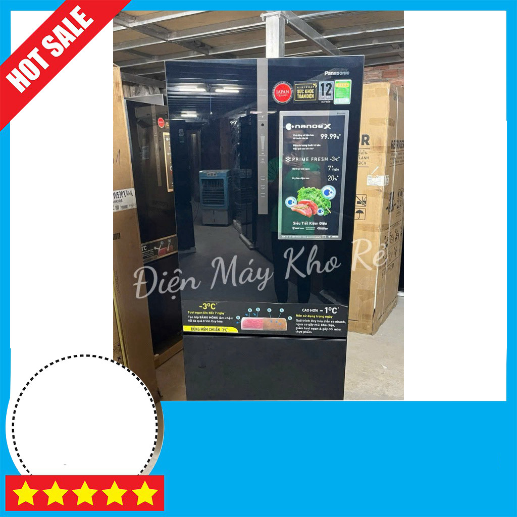 Sale lớn Tủ Lạnh Panasonic Inverter 380 Lít NR-BX421XGKV Cools Tối ưu Bảo Hành 24 Tháng Giao toàn qu