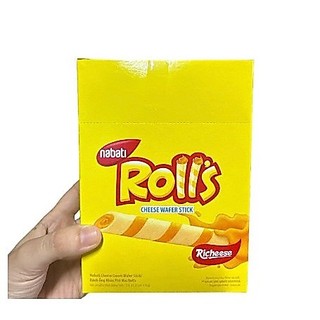Bánh Quế Nabati Rolls Nhiều Vị 120 gram (20 thanh * 6gr)
