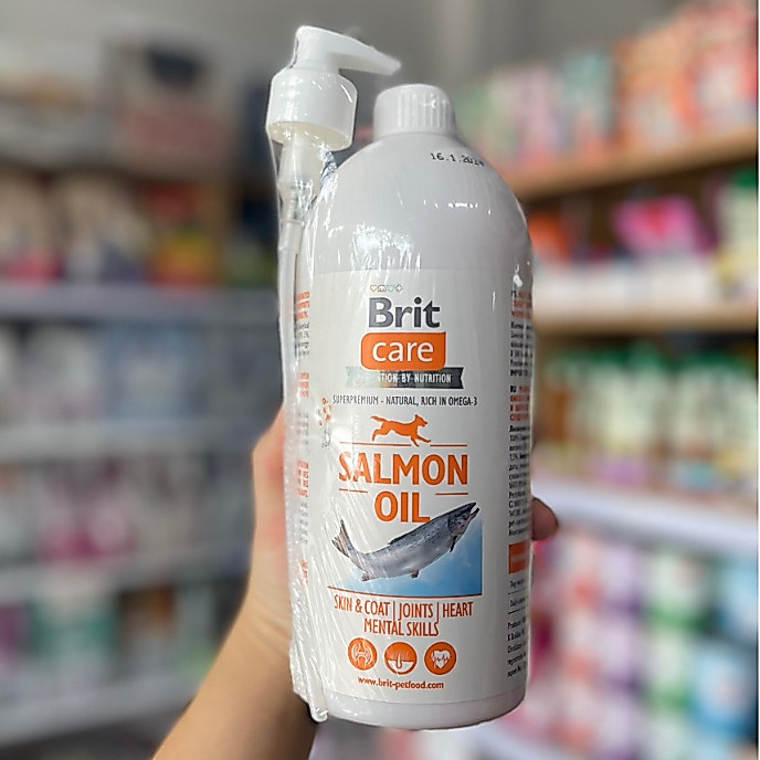 Dầu Cá Hồi Brit Care (CHAI 1L) date 5/2027