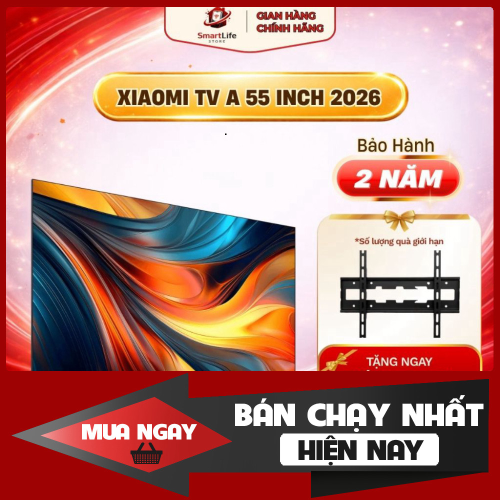 Xiaomi Tivi A 55 Inch 2026 Google TV Quốc Tế Chính Hãng TV LED 4K 55 Inch