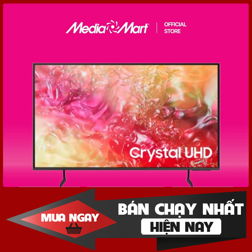 Smart Tivi Samsung 4K 43 inch 43DU7000 Crystal UHD 4K Hài Hòa Tải Truyền Giảm Ánh Sáng