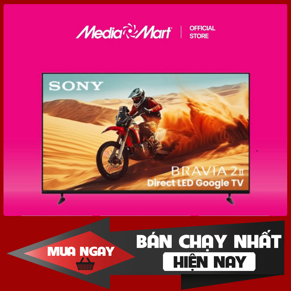 Tivi Sony BRAVIA 2 4K 43 inch K-43S25VM2 Nền LED 4K Chất lượng Hình ảnh Tuyệt Nhiệt