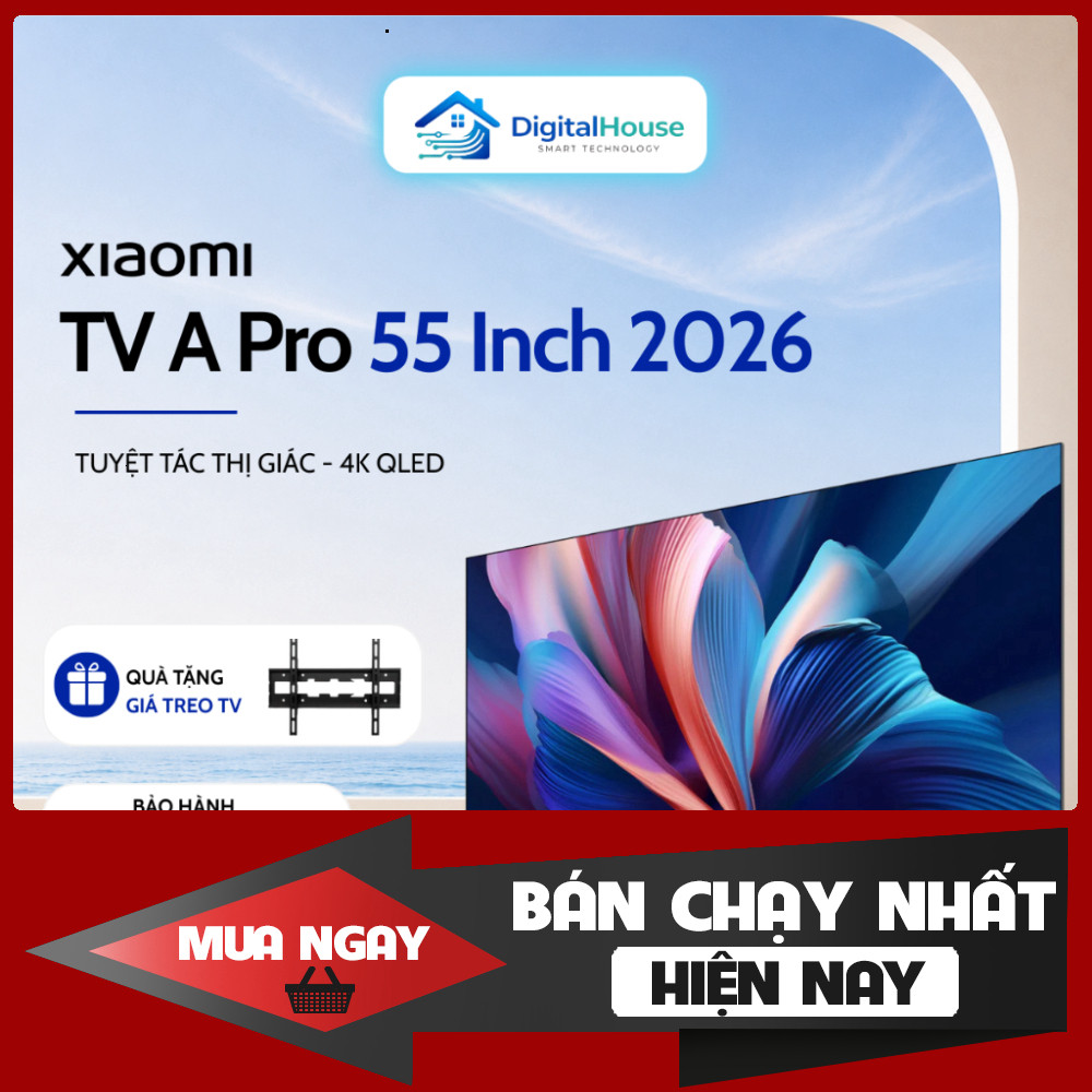 Máy Tivi Google 4K QLED Xe A Pro 55 Inch Xiaomi TV Chính Hãng Bảo HÀNH 24 THÁNG