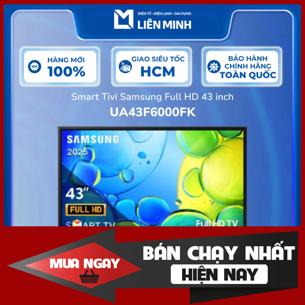 Tivi Samsung 43 Inch Full HD UHD Led F6000 43F6000 Giao Toàn Quốc