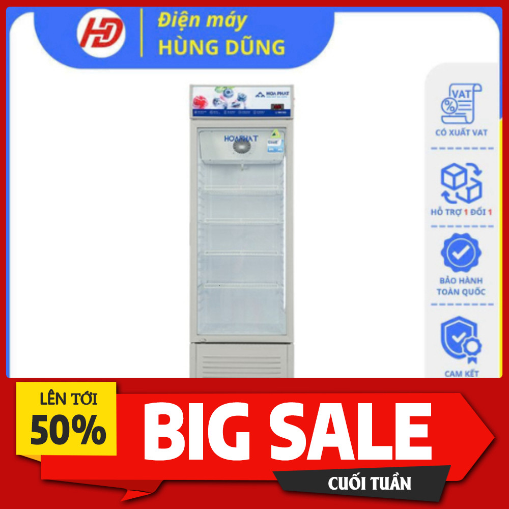 Khuyến mãi  Tủ Mát Hoà Phát 242 lít HSR D6242 - Hàng Chính Hãng Bảo Hành 24 Tháng Lạnh Sức Khỏe Mọi 