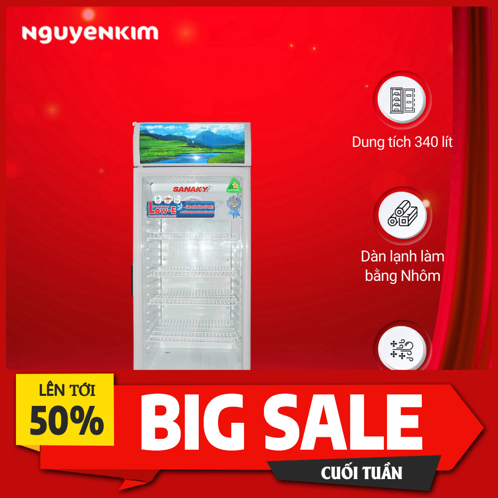 Khuyến mãi  Tủ Lạnh Sanaky 340L VH-408KL Chất Lượng Cao Bền Bỉ Giao nhanh.